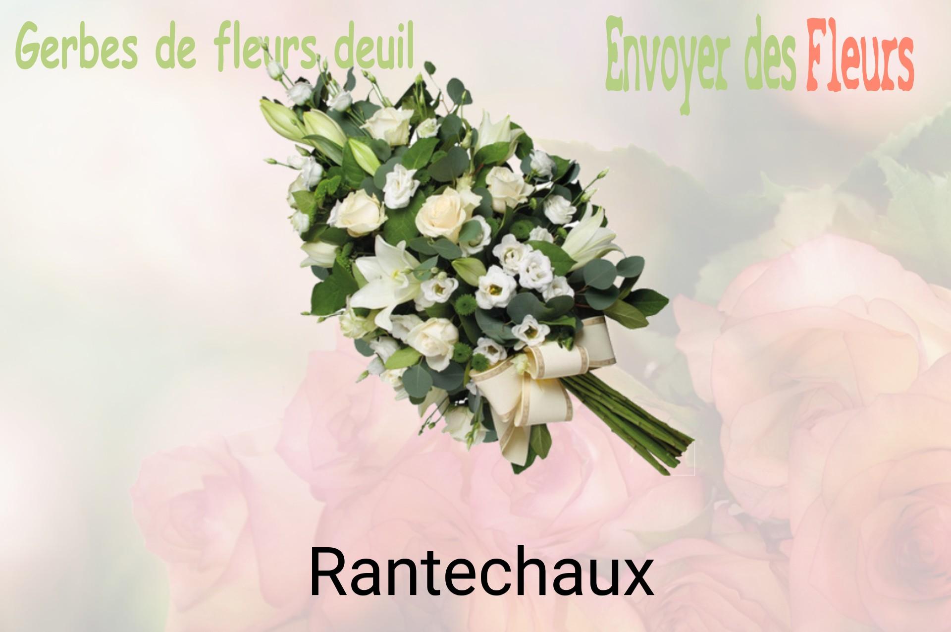 Gerbe de fleurs de deuil livrée à Rantechaux